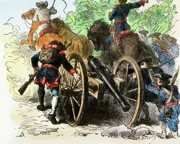 Moving artillery in the French and Indian War