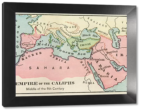 Arab empire, mid-700s
