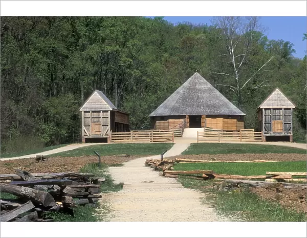 Barn designed by George Washington, Mount Vernon