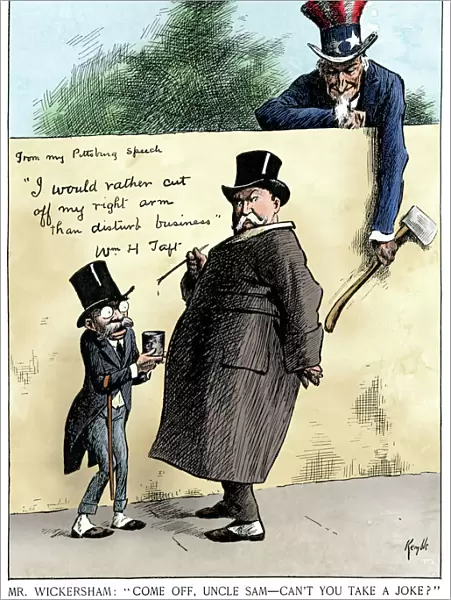 President Tafts antitrust policies cartooned, 1911