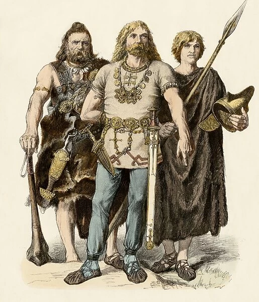 Barbarian Tribesmen Of The Roman Empire Available As Framed Prints