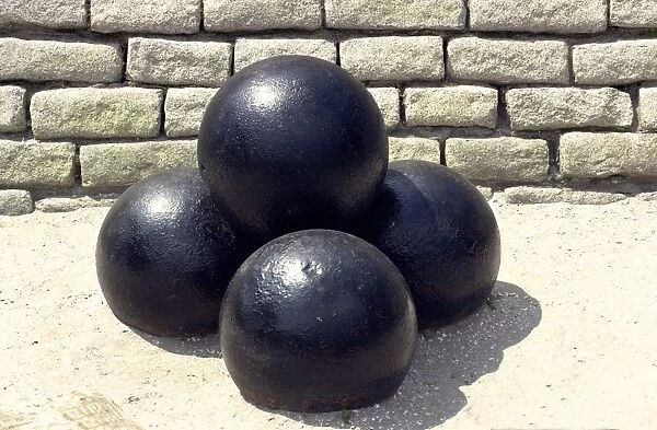 Cannonballs, Fort Moultrie, Charleston SC
