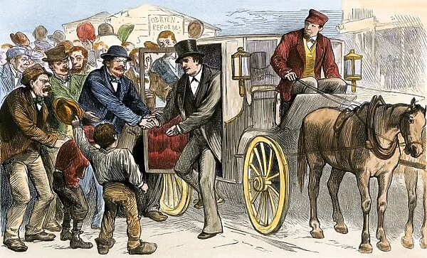 Election-day campaigning, 1870s