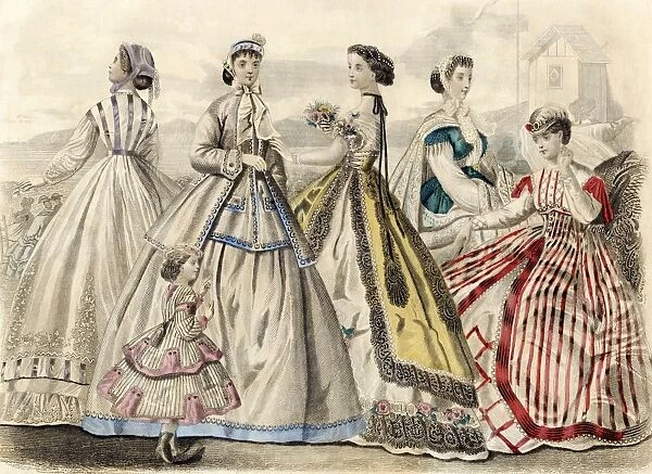 Ladies fashions, 1866