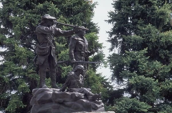 Lewis and Clark monument at Fort Benton, Montana
