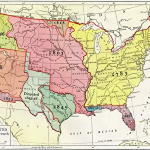 Growth of the United States to 1853