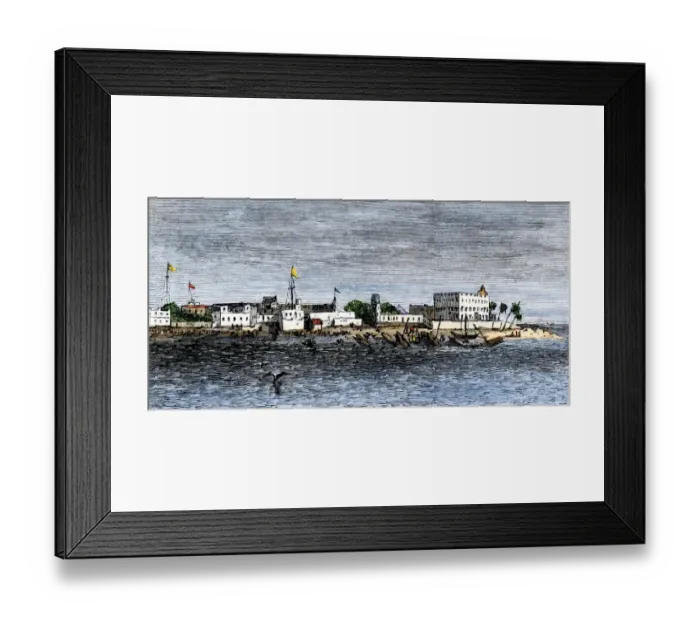 Framed Print : Zanzibar, 1800s Framed Print : Zanzibar, 1800s
