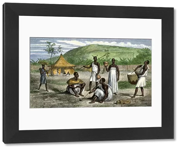 Uganda natives, as described by John H. Speke, 1860s