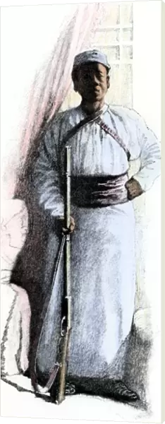 Stanleys African servant, 1880s