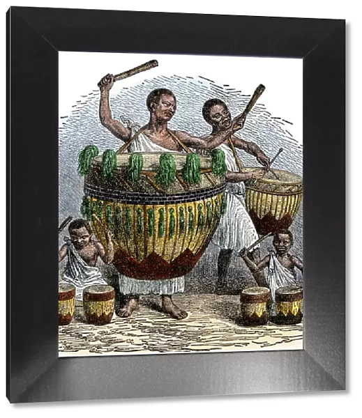 African drums, 1800s