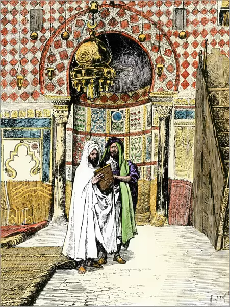 Mosque in North Africa, 1800s