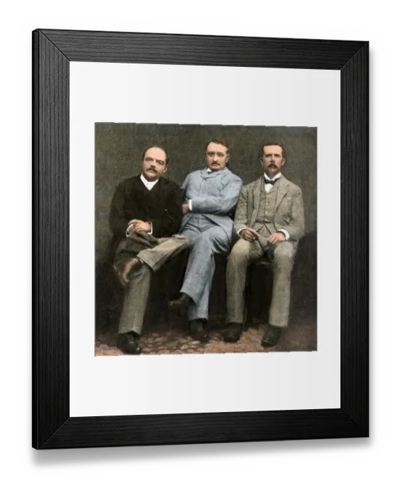 Framed Print : Cecil Rhodes and other British South Africa Company officials, 1896 Framed Print : Cecil Rhodes and other British South Africa Company officials, 1896