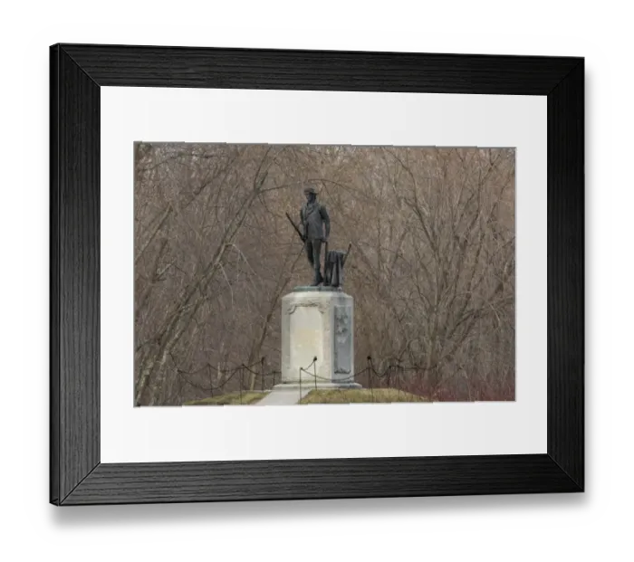 Framed Print : Concord Minuteman statue Framed Print : Concord Minuteman statue