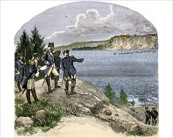 George Washington planning defense of the Hudson River