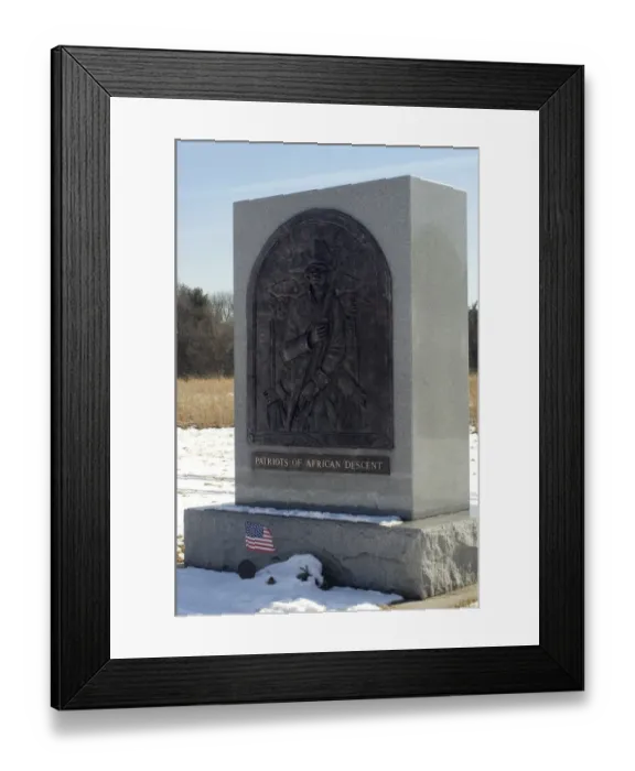 Framed Print : Patriots of African descent memorial at Valley Forge Framed Print : Patriots of African descent memorial at Valley Forge