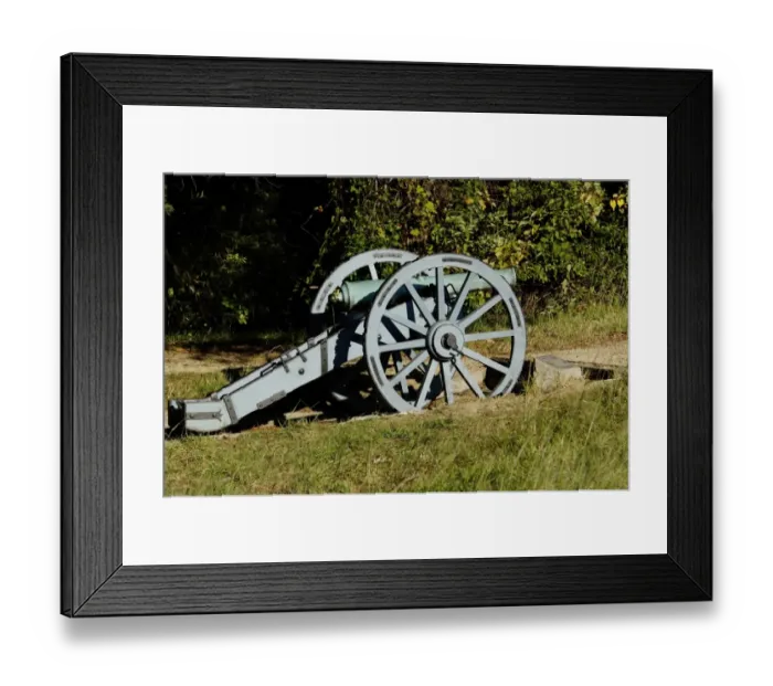 Framed Print : Revolutionary War French cannon called the Fox at Yorktown Framed Print : Revolutionary War French cannon called the Fox at Yorktown