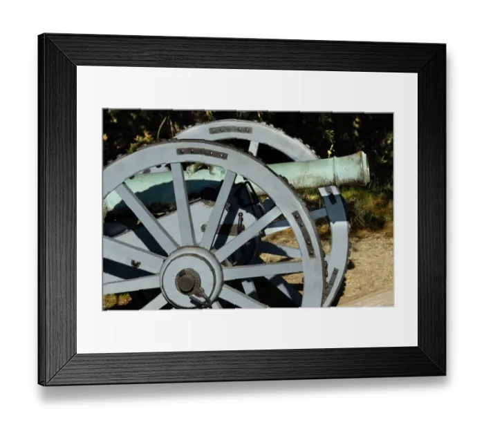 Framed Print : Revolutionary War French cannon called the Fox at Yorktown Framed Print : Revolutionary War French cannon called the Fox at Yorktown