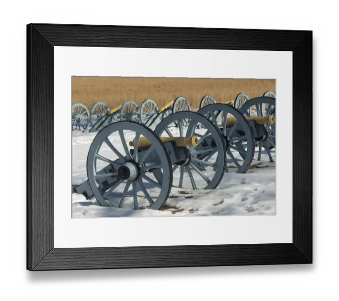 Framed Print : Artillery defending the Continental Army winter camp at Valley Forge Framed Print : Artillery defending the Continental Army winter camp at Valley Forge