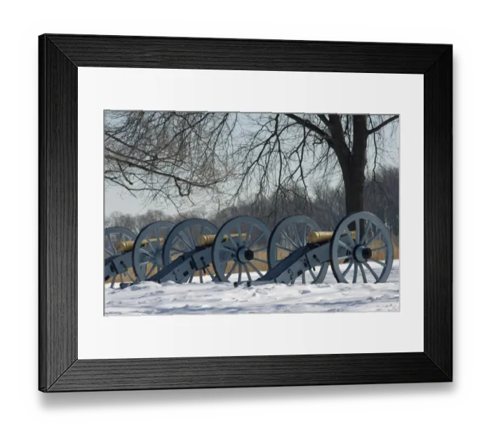 Framed Print : Valley Forge artillery