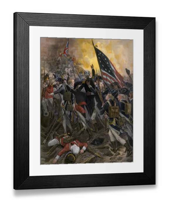 Framed Print : Stony Point taken by the Americans, 1779 Framed Print : Stony Point taken by the Americans, 1779
