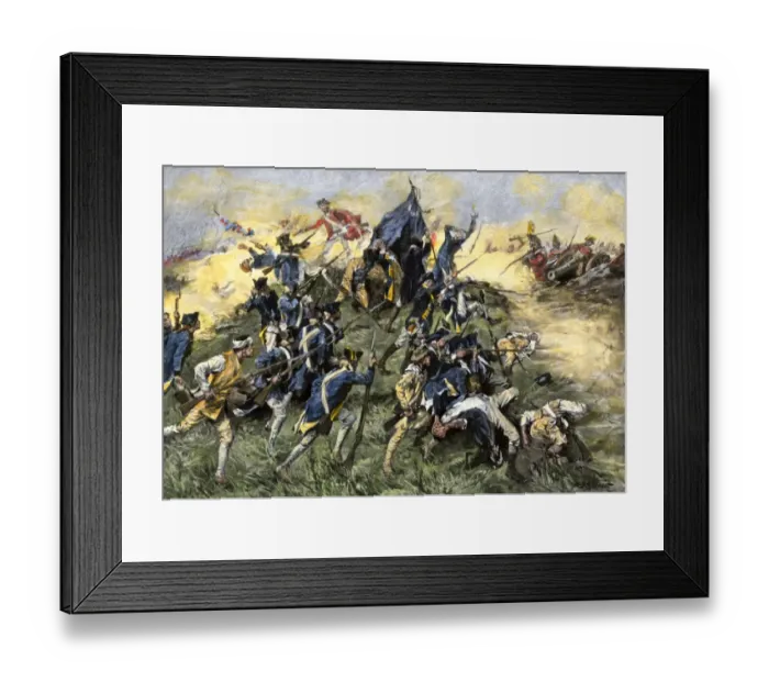 Framed Print : British attack on Savannah Framed Print : British attack on Savannah