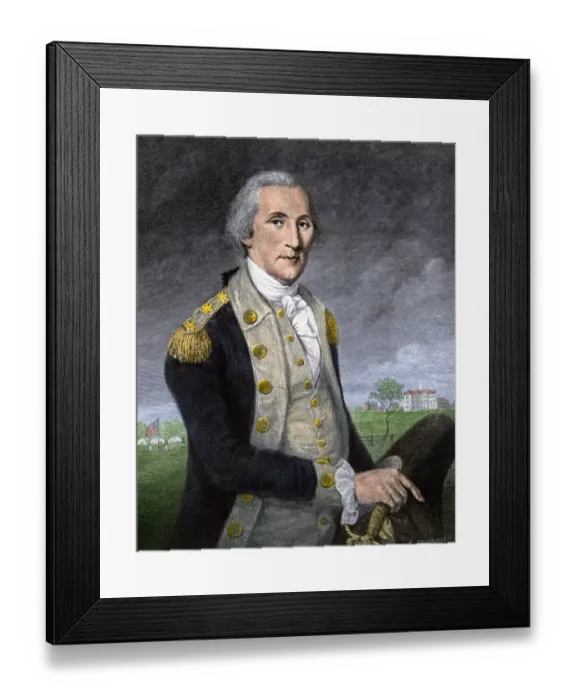 Framed Print : General George Washington Framed Print : General George Washington