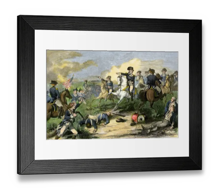 Framed Print : Battle of Monmouth, American Revolution Framed Print : Battle of Monmouth, American Revolution
