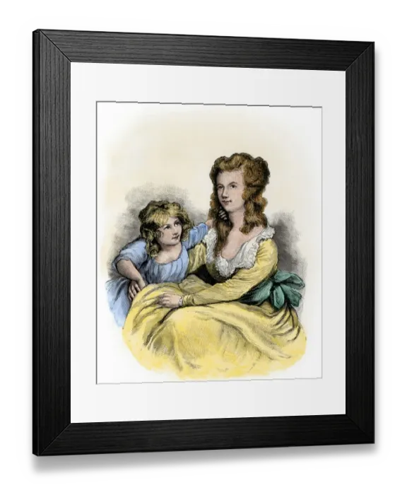 Framed Print : Margaret Shippen, wife of Benedict Arnold Framed Print : Margaret Shippen, wife of Benedict Arnold