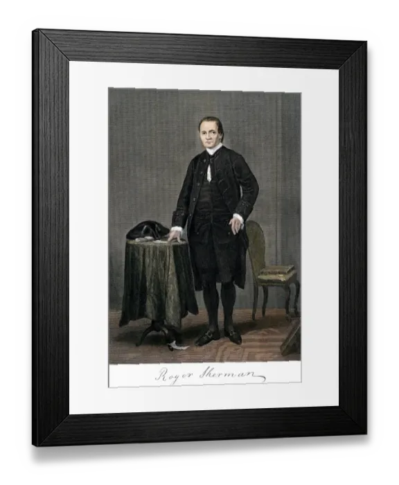 Framed Print : Roger Sherman, full portrait Framed Print : Roger Sherman, full portrait