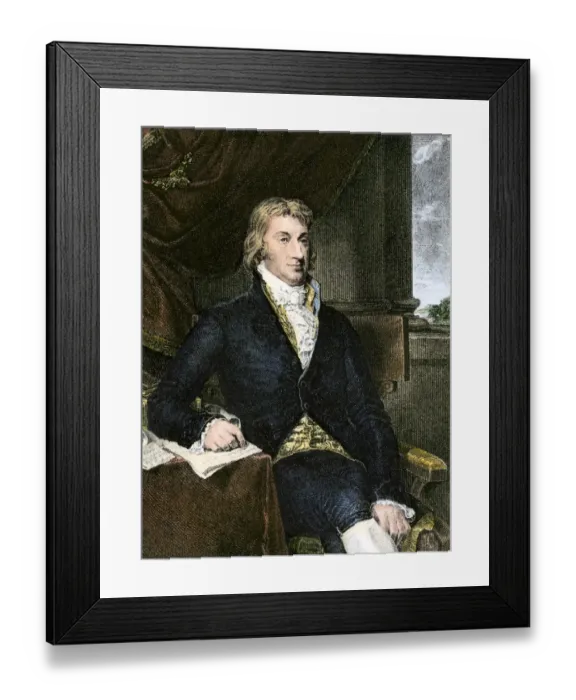 Framed Print : Robert R. Livingston, a member of the committee which wrote the Declaration of Independence Framed Print : Robert R. Livingston, a member of the committee which wrote the Declaration of Independence