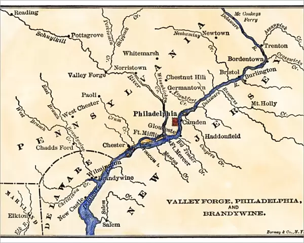 Revolutionary War sites near Philadelphia