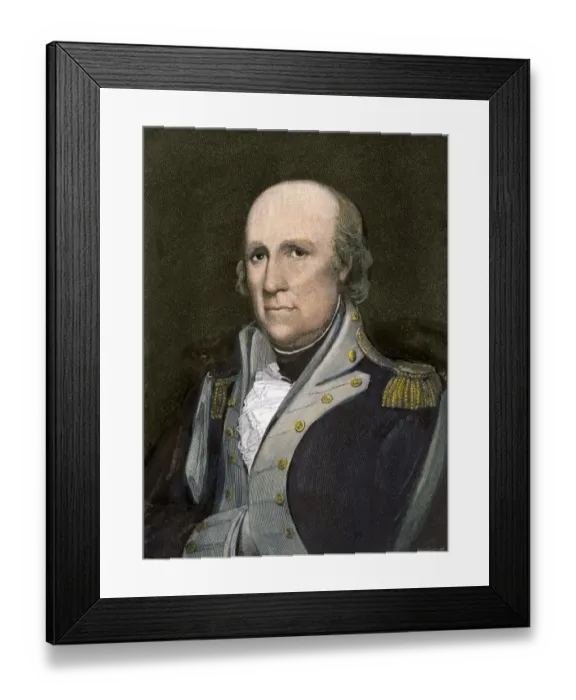 Framed Print : American General George Rogers Clark Framed Print : American General George Rogers Clark