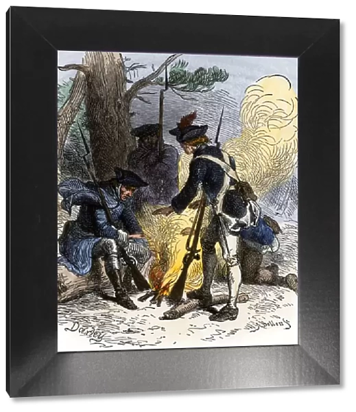 Valley Forge campfire, Revolutionary War
