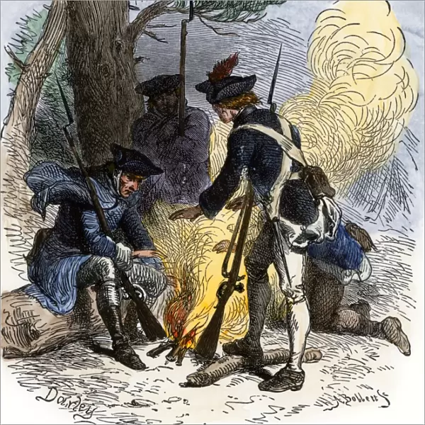 Valley Forge campfire, Revolutionary War