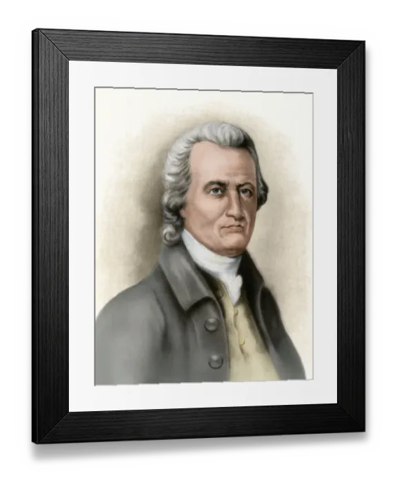 Framed Print : Oliver Wolcott of Connecticut Framed Print : Oliver Wolcott of Connecticut