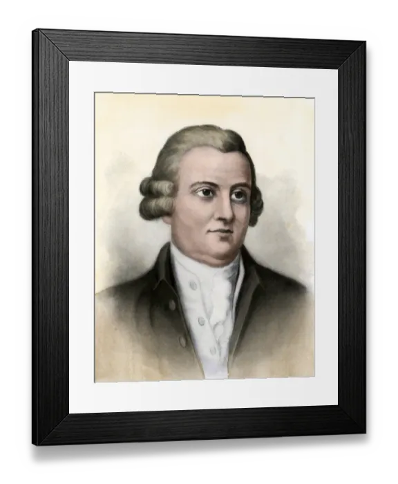 Framed Print : Benjamin Harrison of Virginia Framed Print : Benjamin Harrison of Virginia