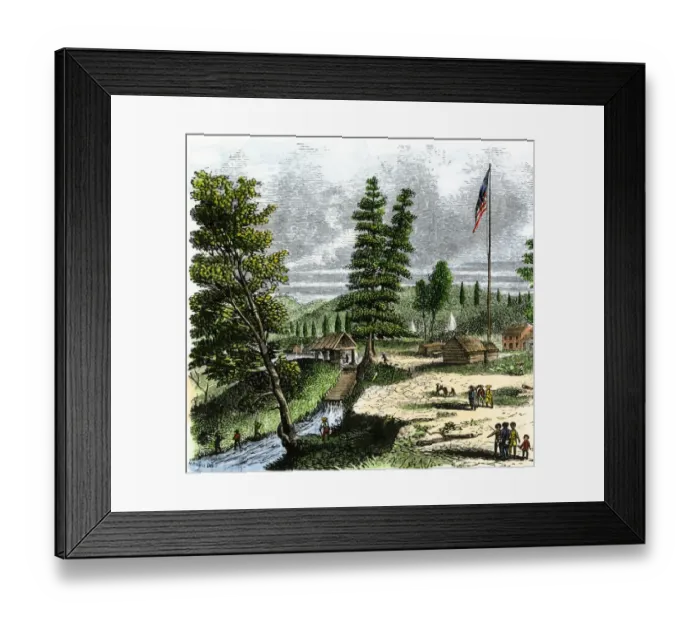 Framed Print : Sutters Mill, site of James Marshalls discovery of gold in California Framed Print : Sutters Mill, site of James Marshalls discovery of gold in California