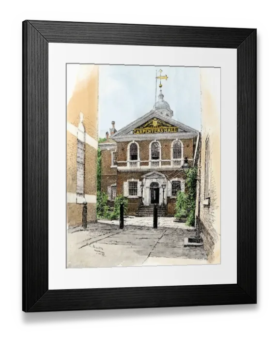 Framed Print : Carpenters Hall, Philadelphia Framed Print : Carpenters Hall, Philadelphia