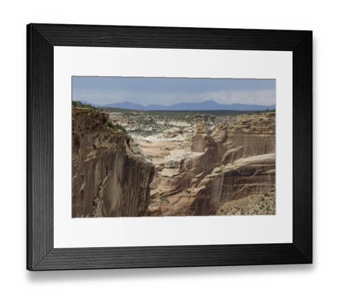 Framed Print : Chuska Mountains and Canyon de Chelly, Arizona