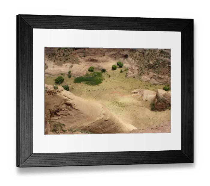 Framed Print : Trail in Canyon de Chelly, Arizona Framed Print : Trail in Canyon de Chelly, Arizona