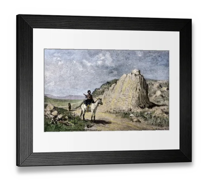 Framed Print : Register Rock on the Oregon Trail in Idaho Framed Print : Register Rock on the Oregon Trail in Idaho