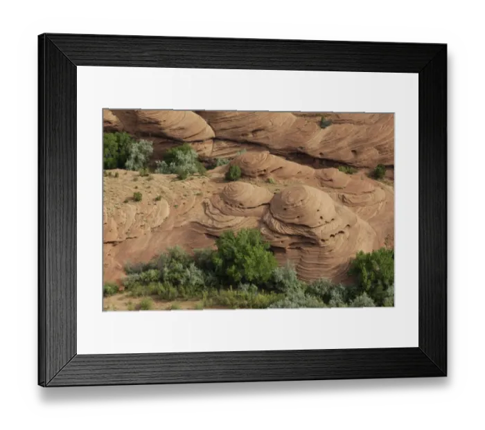 Framed Print : Sandstone shapes in Canyon de Chelly, Arizona Framed Print : Sandstone shapes in Canyon de Chelly, Arizona
