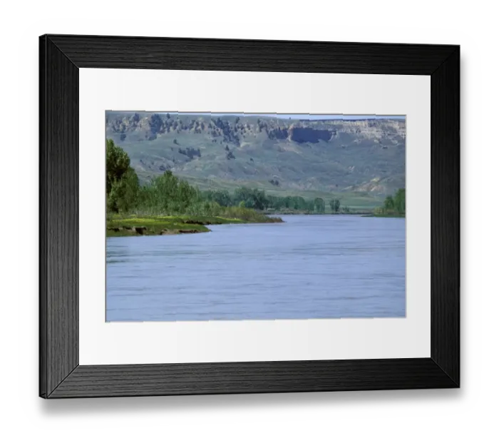 Framed Print : Judith Landing on the Missouri River, Montana Framed Print : Judith Landing on the Missouri River, Montana