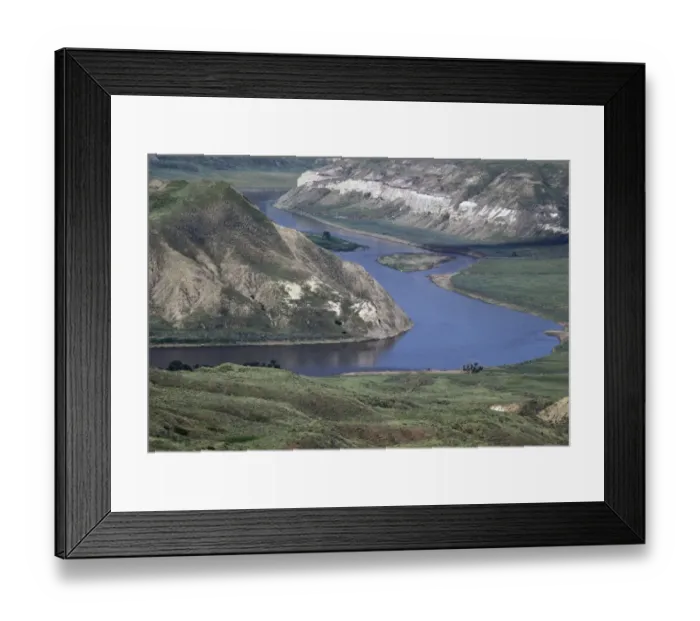 Framed Print : White Cliffs area of the Missouri River, Montana