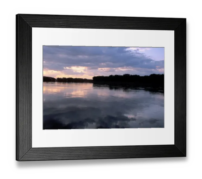 Framed Print : Coalbanks Landing on the Missouri River, Montana