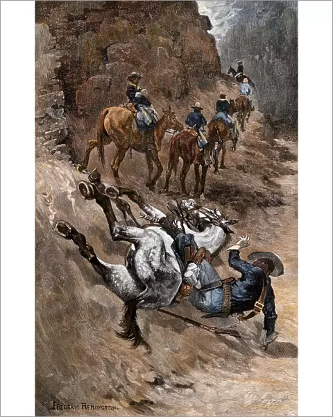 Buffalo soldiers on a rough trail