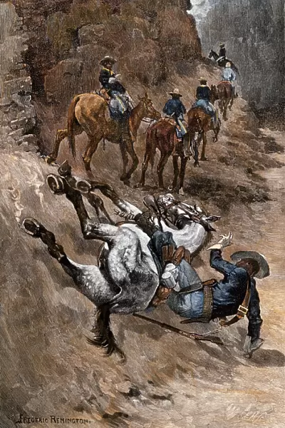 Buffalo soldiers on a rough trail