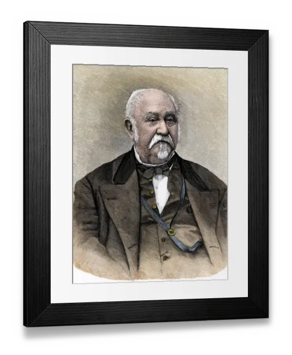 Framed Print : John A. Sutter, California pioneer Framed Print : John A. Sutter, California pioneer