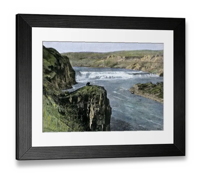 Framed Print : Great Falls on the Missouri River Framed Print : Great Falls on the Missouri River