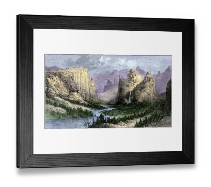 Framed Print : Yosemite Valley wilderness Framed Print : Yosemite Valley wilderness